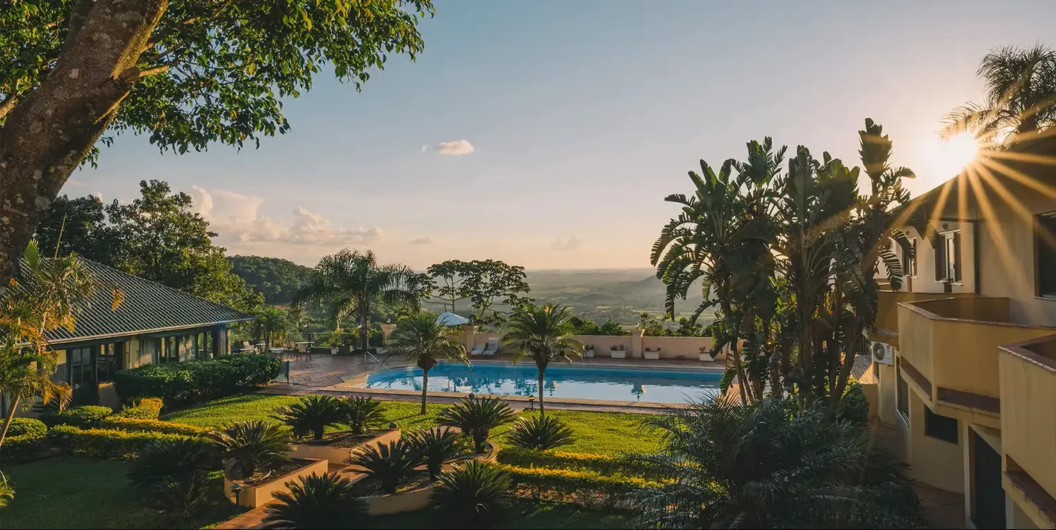 Vista do hotel